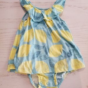 NWOT 18 Month Carter's Blue and Yellow Baby Romper